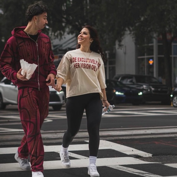 *NEW* Visionary Club "LETTER TO YOUR HEART" Boxy Oversized Tee Shirt UNISEX - Picture 14 of 16